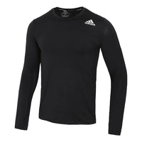 adidas TF Turf Ls Casual Sports Training Round Neck Long Sleeves Black GM5038