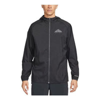 جاكيت جري خفيف الوزن من Nike Trail Aireez باللون الأسود DX6883-010