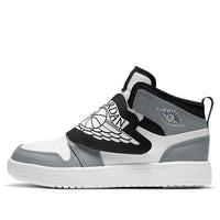 (PS) Air Jordan 1 Sky logo 'Grey Black White' BQ7197-102