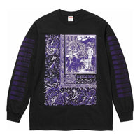 Supreme Saint Sebastian L/S T-Shirt 'Black Purple' SUP-SS24-019