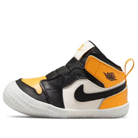 (TD) حذاء Air Jordan 1 Crib Bootie "Yellow Toe" AT3745-711