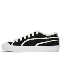 حذاء PUMA Capri Raw Cut Board باللونين الأسود والأبيض 381586-02