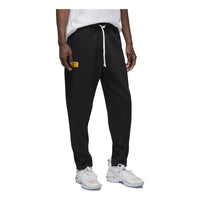 بنطال Air Jordan بلون سادة مخملي "أسود" DX0604-010