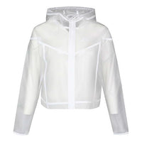 (WMNS) جاكيت Nike Sportswear Windrunner "أبيض شفاف" CU6579-975