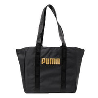 PUMA Core Base Large Shopper Bag 'Black Gold' 076947-01