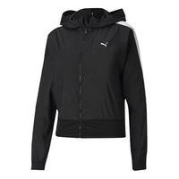 (WMNS) سترة PUMA Train Favorite المنسوجة باللون الأسود 519533-01