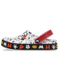 (GS) Crocs Classic x Mickey Mouse Clogs 'White Red Black' 208866-100