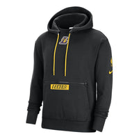 Nike NBA Logo Front Pocket Hoodie 'Lakers Black' DR2302-010