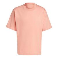 adidas originals Solid Color Loose Sports Short Sleeve Pink H11366