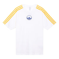 adidas originals 3 STRIPE CIRCLE Sports Short Sleeve White GD2122