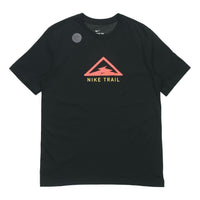 تيشيرت رياضي مطبوع عليه شعار Nike Dri-FIT Trail للرجال باللون الأسود CT3858-010