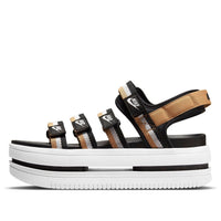 (WMNS) Nike Icon Classic Sandal 'Black Metallic Gold' DH0224-002