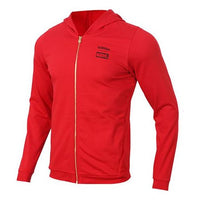 جاكيت رياضي كاجوال بغطاء رأس من adidas neo x MARVEL Crossover Back logo باللون الأحمر EA0322