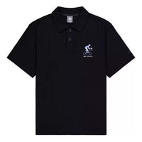 New Balance Small Biking Graphic Polo Shirt Asia Sizing 'Black' NFE26061-BK