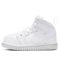 (TD) Air Jordan 1 Mid 'Triple White' 640735-130