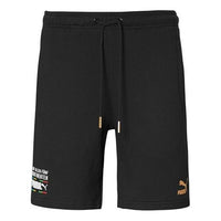 PUMA Tailored For Sport Worldhood Shorts 'Black White Orange' 599288-01