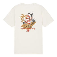New Balance Athletics Casual Graphic Tee 'White Yellow' AMT32365-CIC