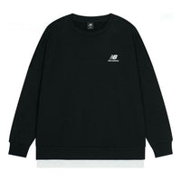 New Balance Alphabet Logo Round Neck Long Sleeves Black AMT13345-BK