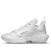 حذاء Air Jordan Why Not Zer0.4 PF باللون الأبيض المعدني الفضي CQ4231-101