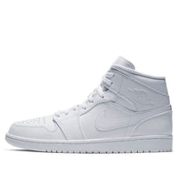 Air Jordan 1 Mid 'Triple White 2019' 554724-129
