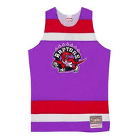 Mitchell & Ness NBA Toronto Raptors Hardwood Classics Striped Jersey TTNKBW19050-TRAPTPR