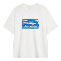 تيشيرت Li-Ning Wave Graphic T-Shirt "أبيض" AHSU295-1