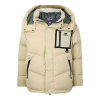 New Balance Windproof Winter Down Jacket 'Cream White' NPA4N013-BEI