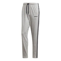 adidas Printing Knit Drawstring Sports Pants Gray DQ3079