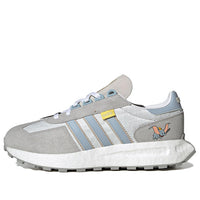 حذاء adidas Retropy E5 باللون الرمادي والأبيض والأزرق IE5879