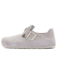 Birkenstock London Suede Leather 'Antique White' 1024573
