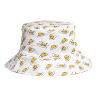 قبعة صياد من القطن بشعار adidas neo X Yellow Crossover Full Print Logo للجنسين باللون الأبيض GM0137