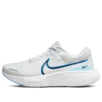 حذاء Nike ZoomX Invincible Run Flyknit 2 باللون الأبيض والأزرق الجامعي DH5425-100