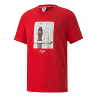 تيشيرت PUMA X Coca Cola مريح "أحمر" 536159-94
