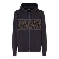 Fendi 2020 Cotton hooded Sports 'Black' FAF533AD3DF0GME