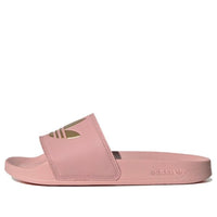 (WMNS) حذاء adidas Adilette Lite Slide 'Wonder Mauve Matte Gold' GZ6198