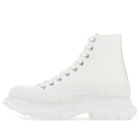 Alexander McQueen Canvas Tread Slick High Top Sneakers 'White' 604254W4L329000