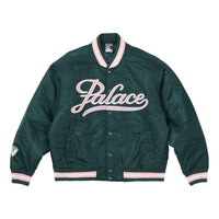 جاكيت Palace FW23 Satin The Arena باللون الأخضر P25JK030