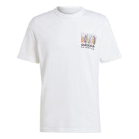 adidas Adventure Graphic T-Shirts 'White' IJ0701