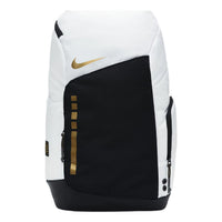 حقيبة ظهر Nike Hoops Elite سعة 32 لترًا "أبيض وأسود وذهبي" DX9786-100