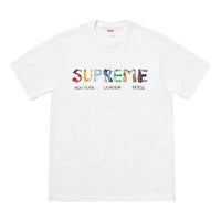 Supreme SS18 Alphabet logo Short Sleeve Unisex White SUP-SS18-479