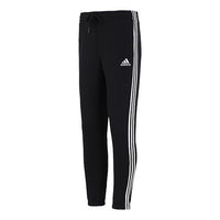 بنطال رياضي رجالي adidas 3s Fl Te Pt كاجوال رياضي للجري بخطوط جانبية طويلة باللون الأسود GK8822