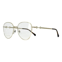 نظارة طبية Gucci بإطار دائري ذهبي معدني، إطار ذهبي GG0880O-003