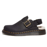 (WMNS) Dr. Martens Jorge II Faux Mules 'Black' 31264001