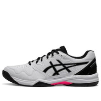 حذاء ASICS Gel-Dedicate 7 'أبيض وأسود ووردي' 1041A223-104