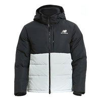 New Balance Windproof Lifestyle Down Jacket Asia Sizing 'Black White' AMJ93551-LAN