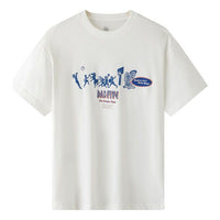 Li-Ning BadFive Graphic T-shirt 'White Blue' AHST279-7
