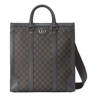 Gucci Ophidia Medium Tote Bag 'Grey Black' 731793-UULHK-8576