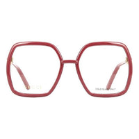 (WMNS) نظارات غوتشي البصرية الحمراء مقاس 55 مم GG0890O-003