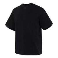 تيشيرت Nike Solo Swoosh Heavyweight بأكمام قصيرة باللون الأسود FB7866-010