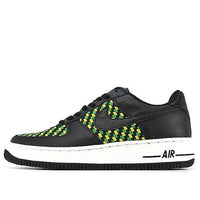 حذاء Nike Air Force 1 Low PRM "Black Volt Green" 309096-002